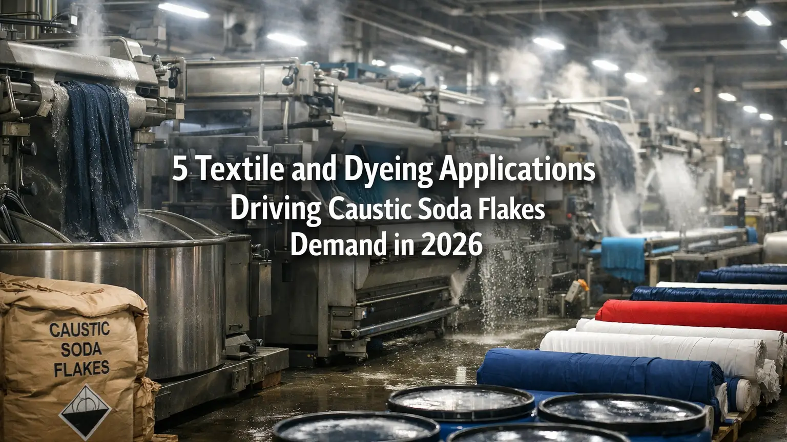 5 Textile and Dyeing Applications Driving Caustic Soda Flakes Demand in 2026